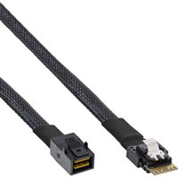 InLine® Slim SAS Kabel, SFF-8654 zu SFF-8643, 24Gb/s, 0,5m