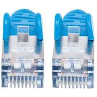 INTELLINET Patchkabel Cat6A CU S/FTP LSZH 10.0m blau