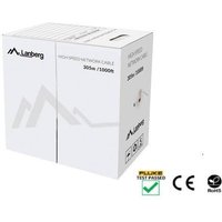 LANBERG Verlegekabel CAT.5E UTP 305m Kupfer Fluke schwarz