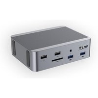 LMP USB4 SuperDock 2 15-Port Dockingstation für MAC und PC silber