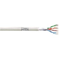 Logilink Netzwerk Verlegekabel S/FTP Cat6, PVC, weiß, 100m