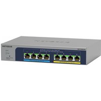 NETGEAR MS108EUP 8 Port 2.5 gbit Switch | Multi-Gigabit LAN PoE Switch (Managed Netzwerk Switch Ultra60 PoE++, 230W PoE Budget mit 4 PoE+/++ Ports, lüfterlos, WiFi-6 Access Point Konnektivität)