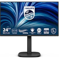Philips 24B2U3301 23.8 Zoll Full HD IPS Office Monitor 16:9 120 Hz DP/HDMI/USB-C PD90W/LAN Docking