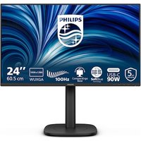 Philips 24B2U3301D 24.1 Zoll WUXGA IPS Office Monitor 16:10 100 Hz DP/HDMI/USB-C PD90W/LAN Docking