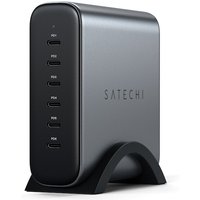 Satechi 200W USB-C 6-Port PD GaN Charger Space Grau