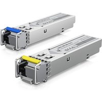 Ubiquiti UniFi UACC-OM-SM-1G-S-2 SFP Transceiver auf LC Simplex 1,25 GBit/s, 2er Pack