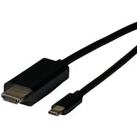 USB Typ C - HDMI Kabel, USB Typ C -- Stecker - HDMI Stecker, 4K@30Hz, 2m